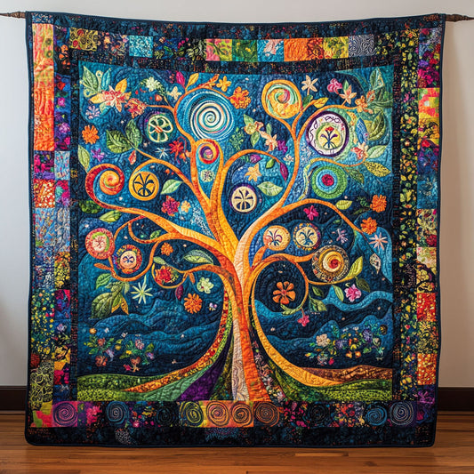 Tree Of Life Symphony WY1203071CL Quilt