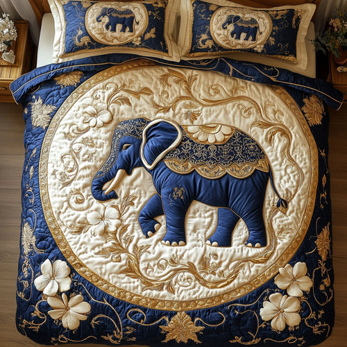 Royal Flower Elephant WY0306039CL Duvet Cover Set