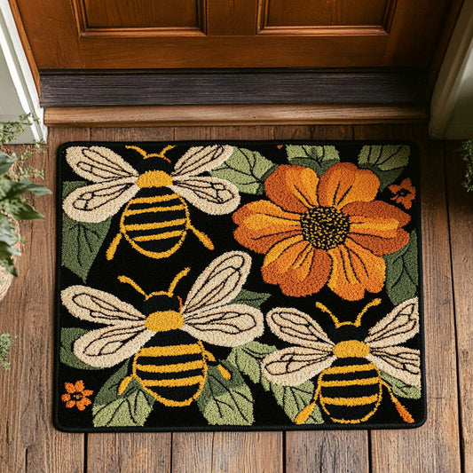 Golden Hive Greeting CP1408051CL Doormat