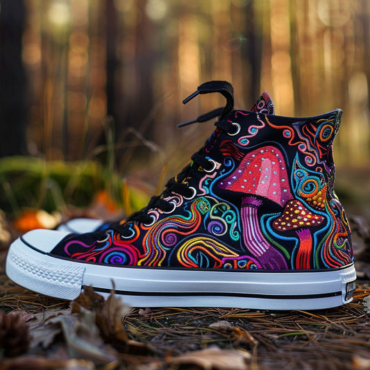 Chromashrooms WJ0509058CL Canvas High-Tops