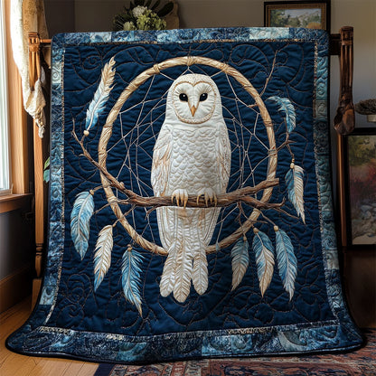 Owl In Dreamcatcher WY1002130CL Quilt