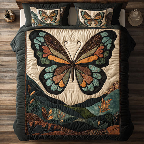 Vintage Butterfly WY3105005CL Duvet Cover Set