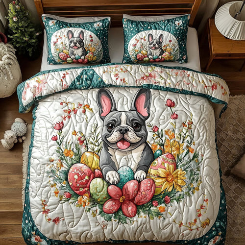 Dog And Easter Egg WY0306019CL Duvet Cover Set