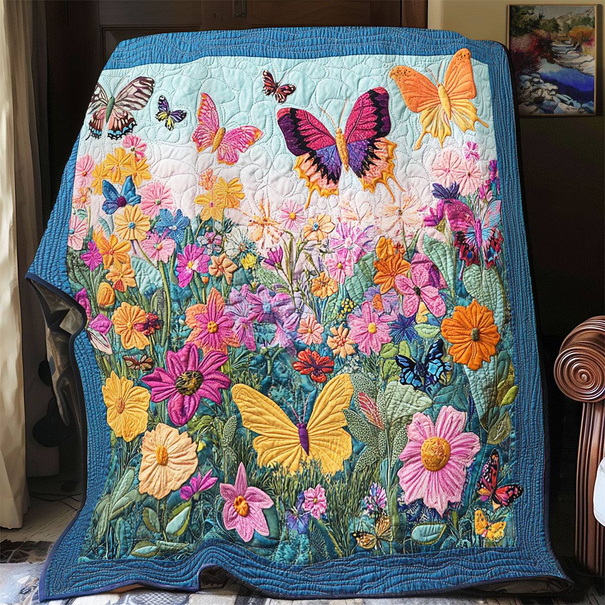 Butterfly Bloom WY1103004CL Quilt