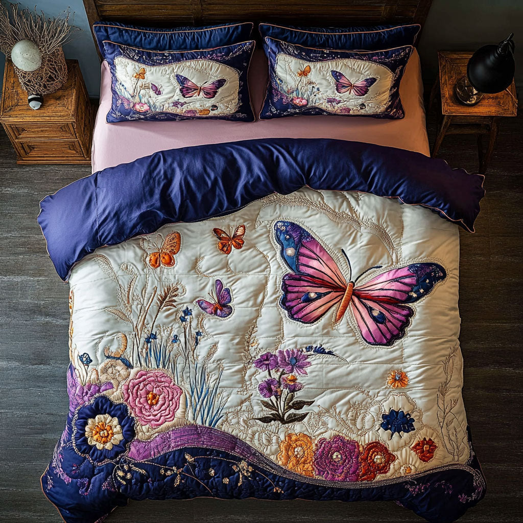 Wings Of Bloom WY1207054CL Duvet Cover Set