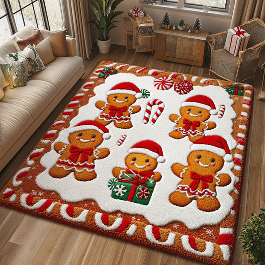 Festive Cookie Joy CW2708057CL Area Rug