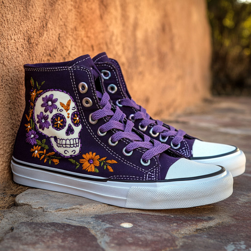 Purple Phantom CP1209061CL Canvas High-Tops