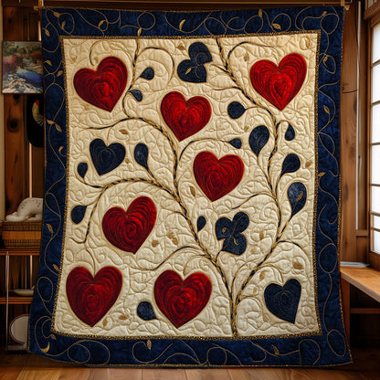 Heart Valentine WY0402025CL Quilt