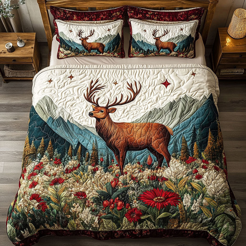 Deer In Forest WY0503020CL Duvet Cover Set