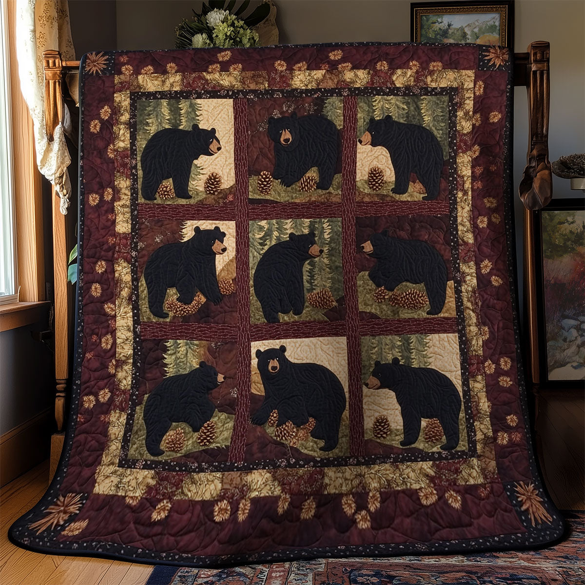 Bear Tracks WY1803019CL Quilt