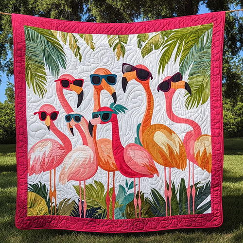 Summer Holiday Of Flamingo WY2803021CL Quilt