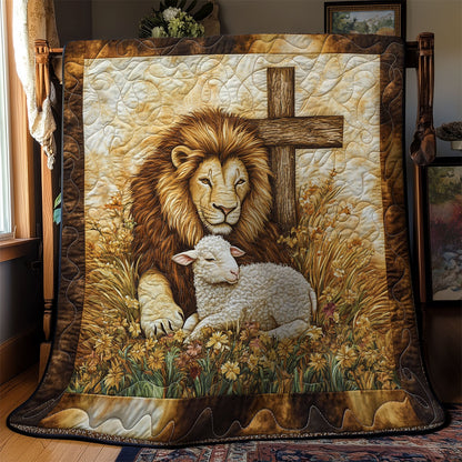 Lion And Sheep WY1003026CL Quilt