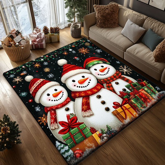 Snowman Glow CW1408037CL Area Rug
