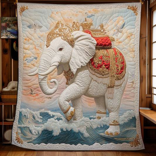 Ocean Elephant WY1002126CL Quilt