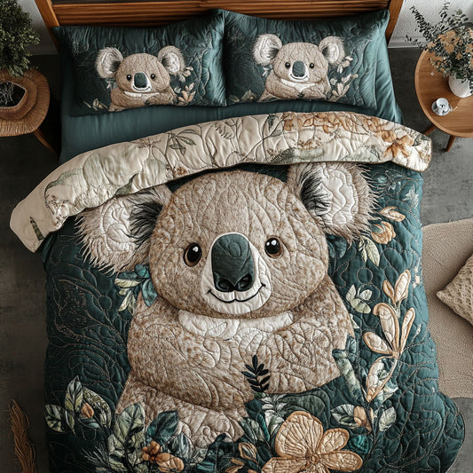 Koala And Flower WY2502035CL Duvet Cover Set