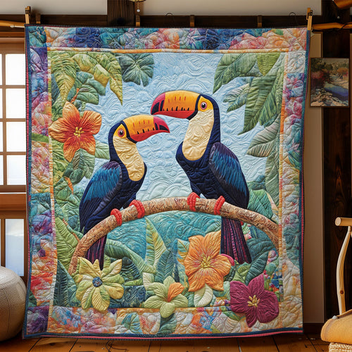 Couple Parrot WY1303038CL Quilt