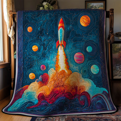 Rocket Launch WY1703101CL Quilt