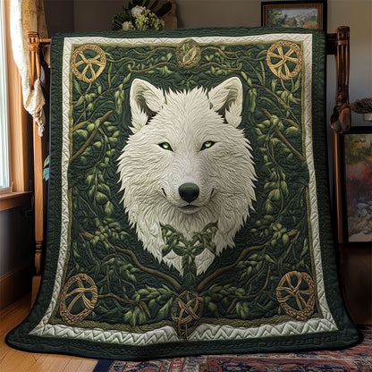 Mystic Celtic Wolf WY1303062CL Quilt