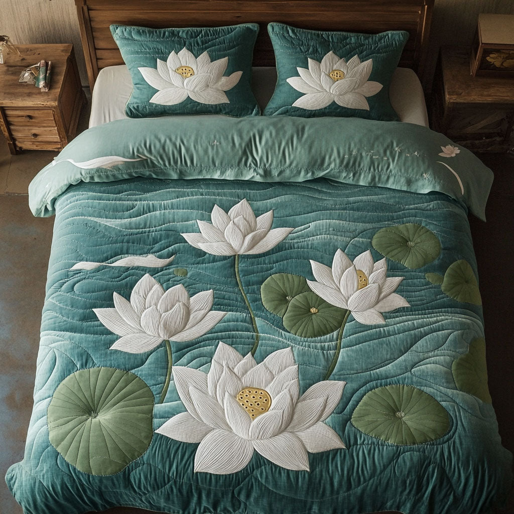Lotus Pond WY0503048CL Duvet Cover Set