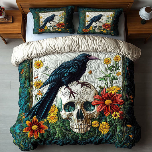 Skull And Raven WY2104048CL Duvet Cover Set