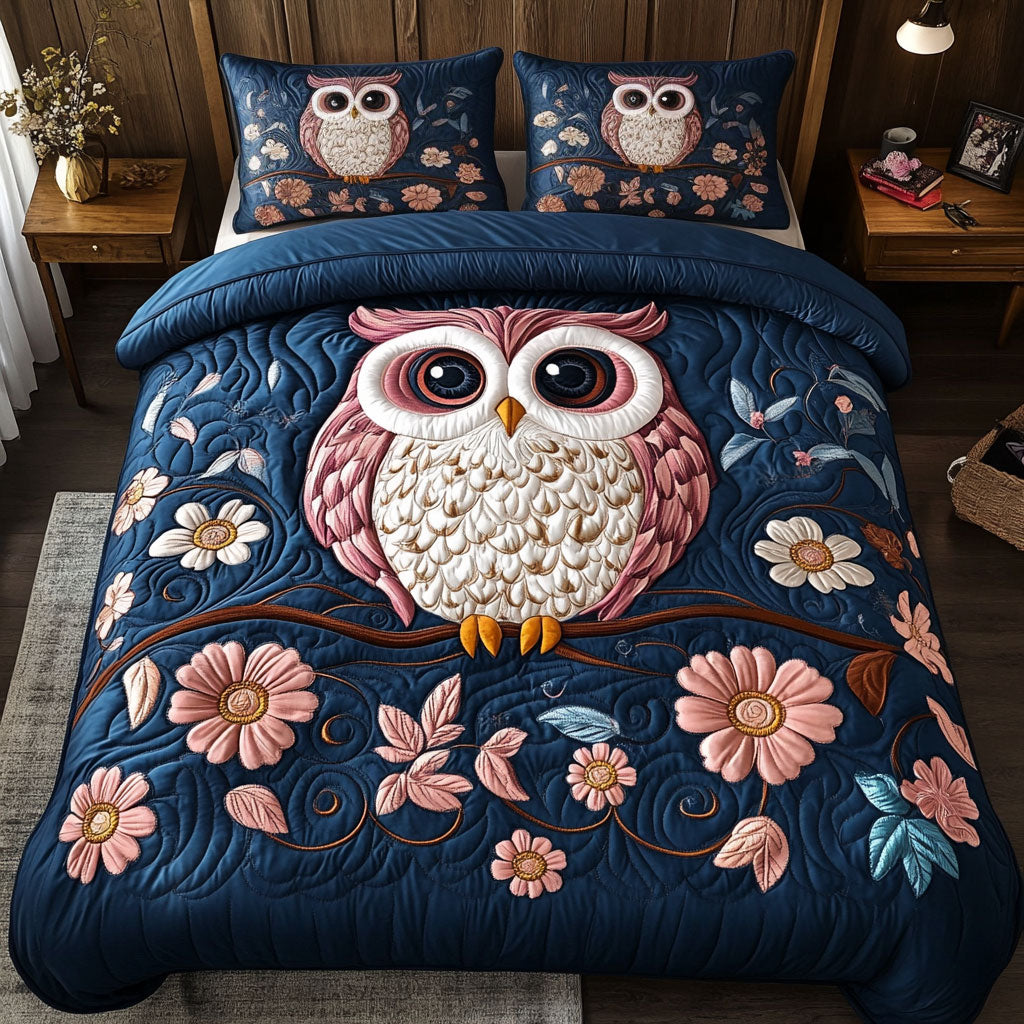 Pink Owl CM1405032CL Duvet Cover Set