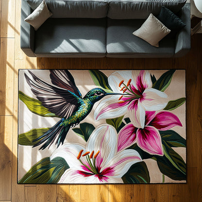 Hummingbird Lily CW2508026CL Area Rug