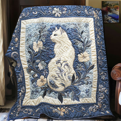 Twilight Cat Symphony WY1003039CL Quilt