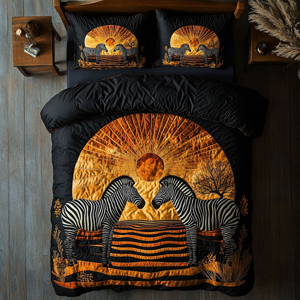 Zebra Sunset WY1905020CL Duvet Cover Set