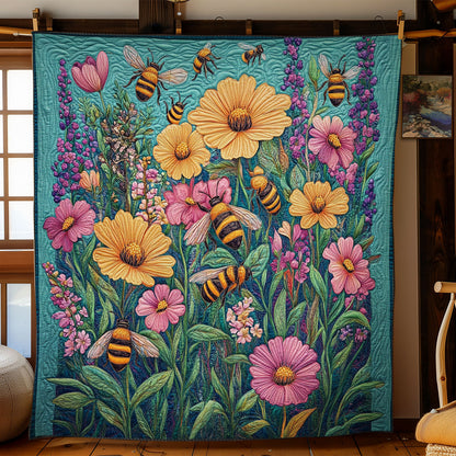 Spring Bees WY1803051CL Quilt