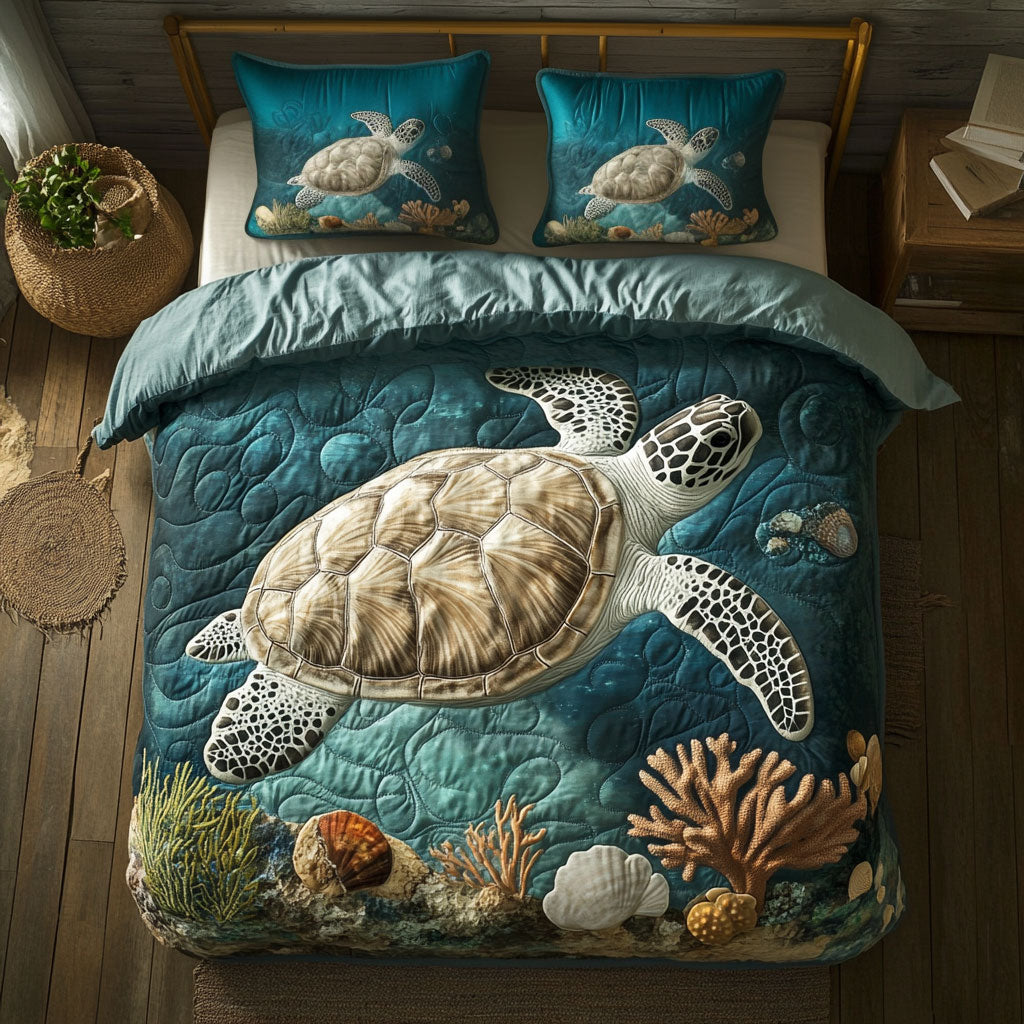 Sea Turtle CM0104016CL Duvet Cover Set
