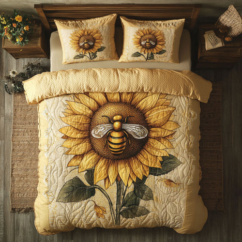 Bee And Sunflower WU1802018CL Duvet Cover Set