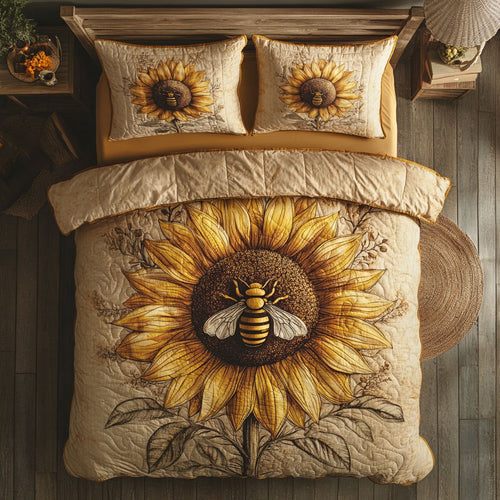 Bee And Sunflower WU1802019CL Duvet Cover Set