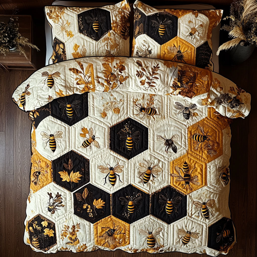 Bee Honeycomb Haven WU1003017CL Duvet Cover Set