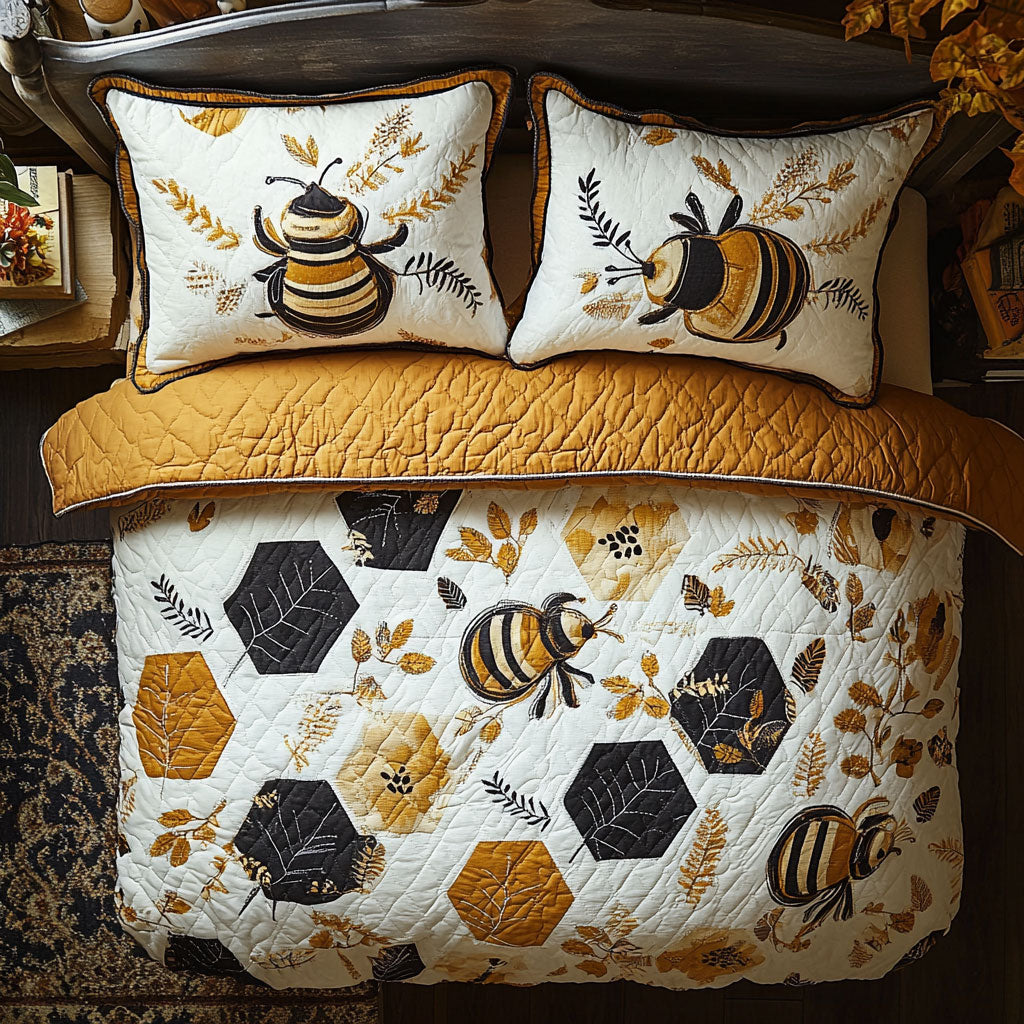 Bee Honeycomb Haven WU1003018CL Duvet Cover Set