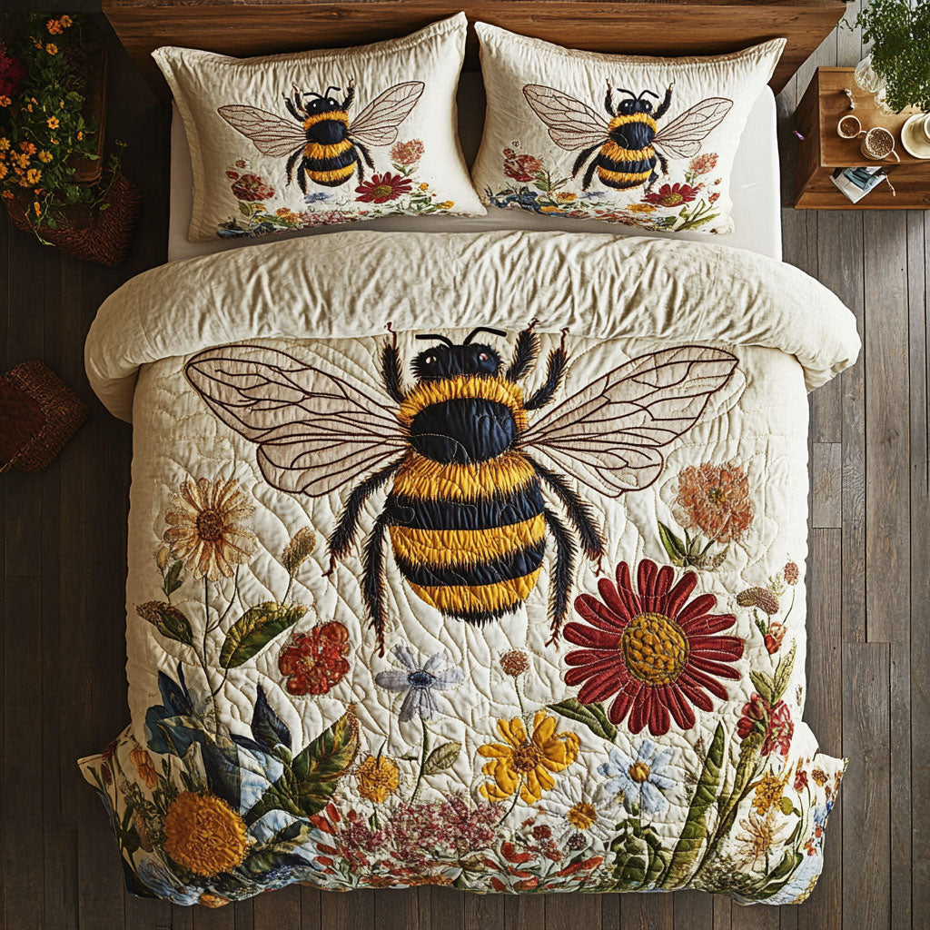 Bee Meadow Buzz WU1103063CL Duvet Cover Set