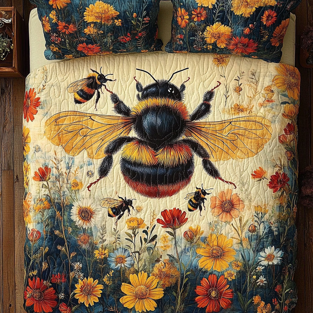 Bee Meadow Buzz WU1103064CL Duvet Cover Set