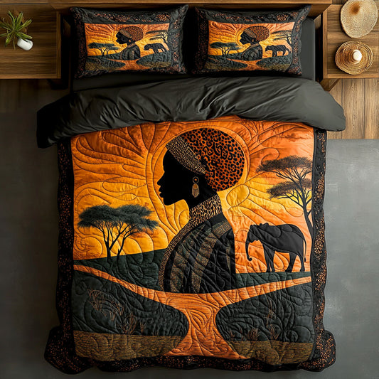 African Grace WY0703038CL Duvet Cover Set