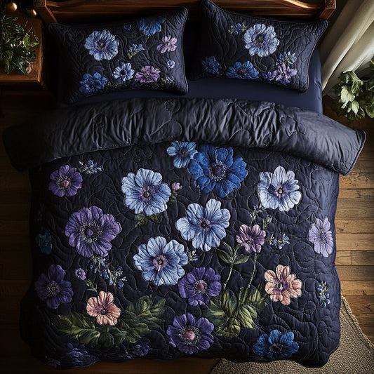 Blooming Purple Garden WU0403044CL Duvet Cover Set