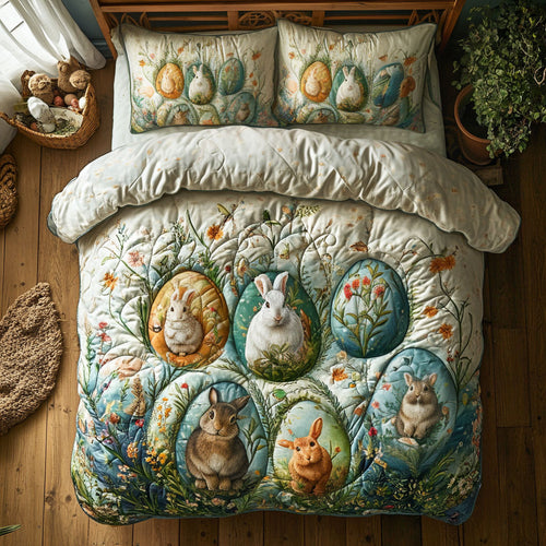 Bunny Easter Eggs WU0403097CL Duvet Cover Set