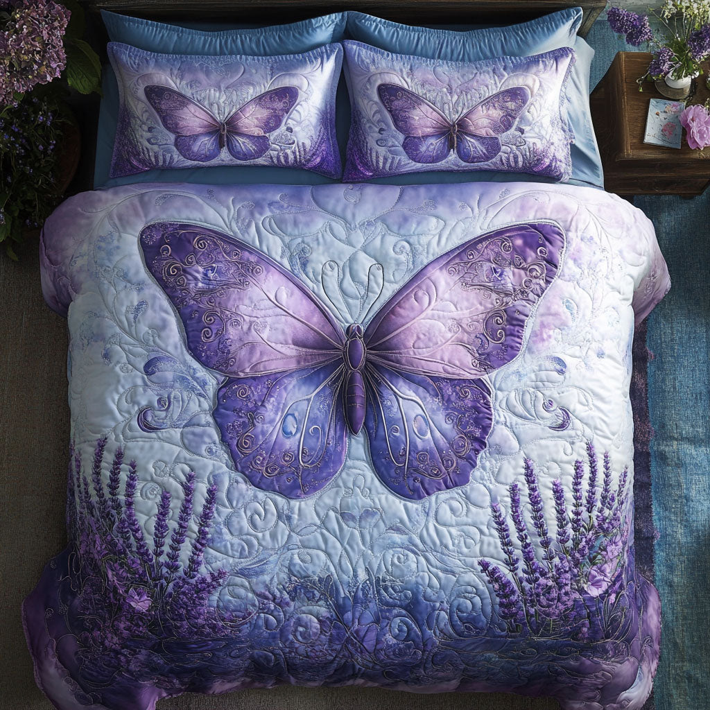 Butterfly Indigo Flight At Dusk WU1703061CL Duvet Cover Set