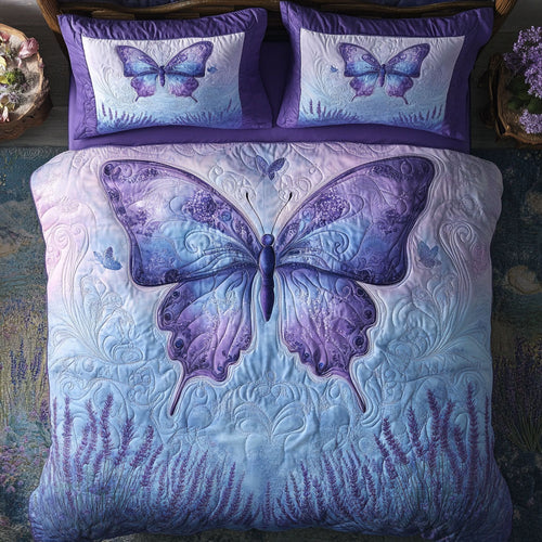 Butterfly Indigo Flight At Dusk WU1703068CL Duvet Cover Set