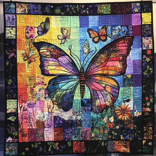 Butterfly Meadow Whispers WU0503059CL Quilt