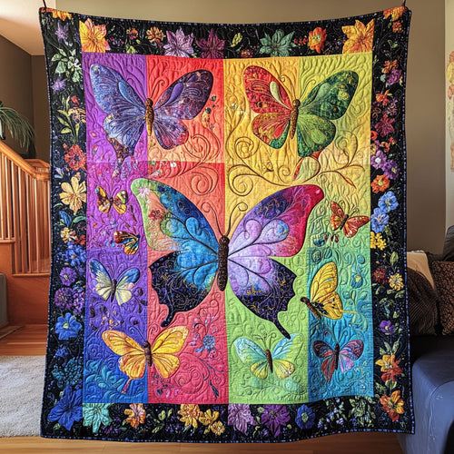 Butterfly Meadow Whispers WU0503062CL Quilt