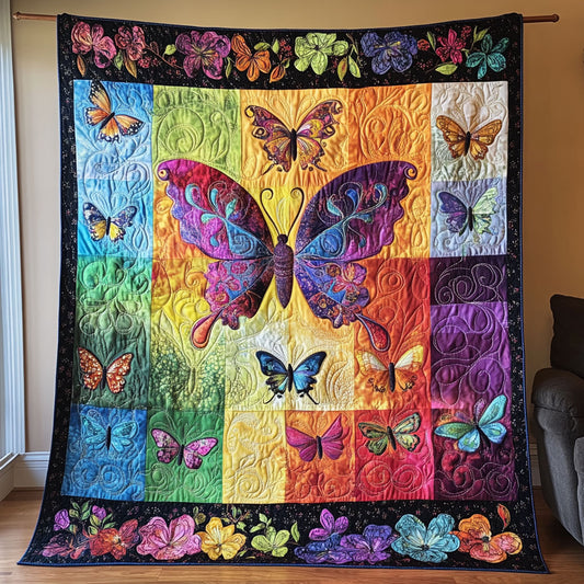 Butterfly Meadow Whispers WU0503063CL Quilt