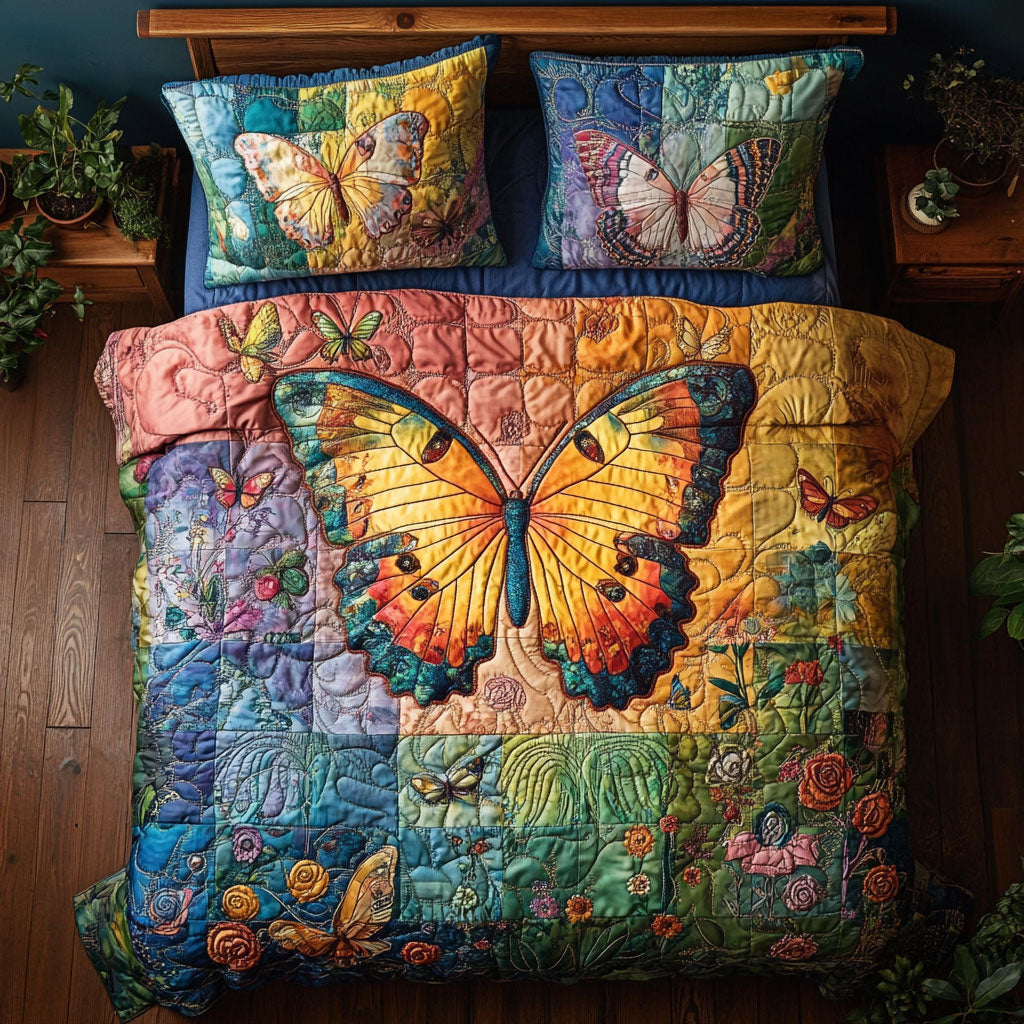 Butterfly Rainbow Garden WU0403079CL Duvet Cover Set