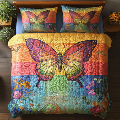 Butterfly Rainbow Garden WU0403091CL Duvet Cover Set