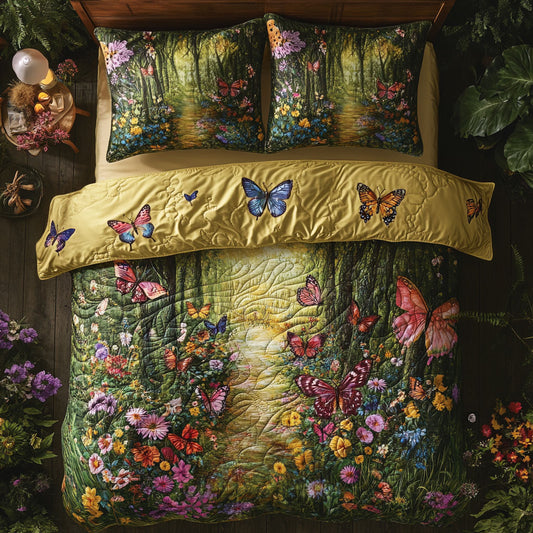 Butterfly Wildflower Enchantment WU1103050CL Duvet Cover Set