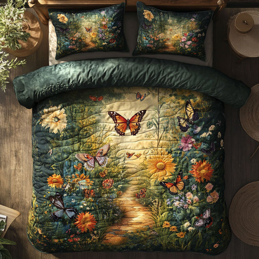 Butterfly Wildflower Enchantment WU1103051CL Duvet Cover Set