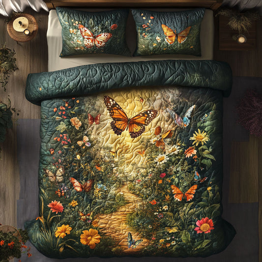 Butterfly Wildflower Enchantment WU1103052CL Duvet Cover Set