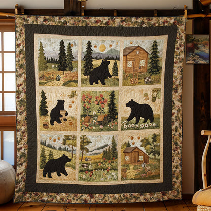 Cabin Bears WY1703108CL Quilt